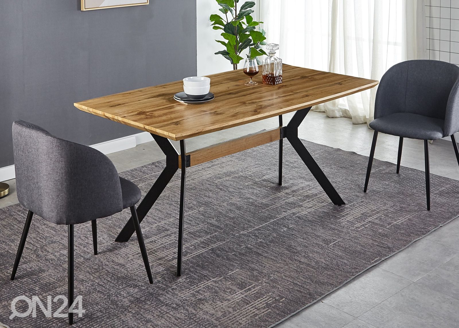 Söögilaud 90x160 cm suurendatud