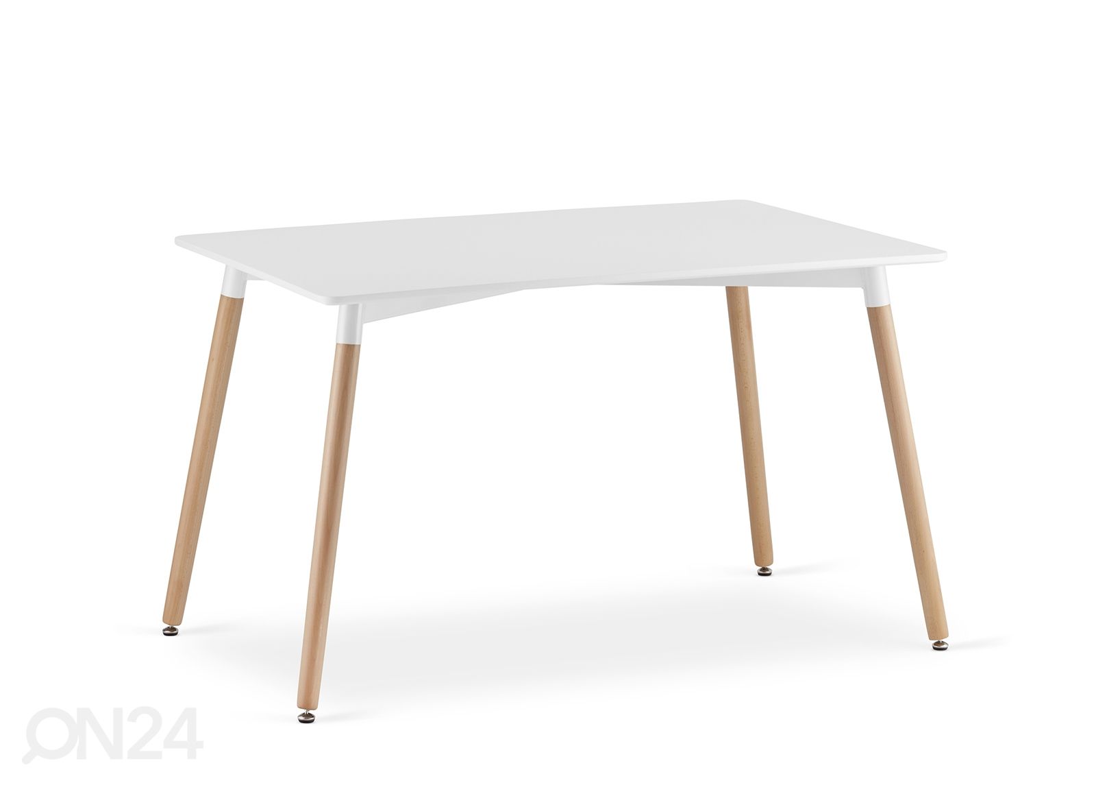 Söögilaud Adria 80x120 cm, valge suurendatud