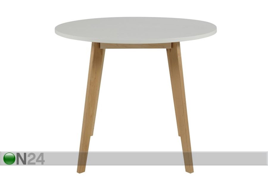 Söögilaud Bend Ø 90 cm suurendatud