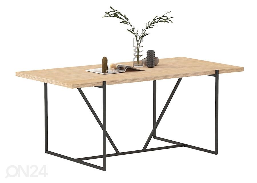 Söögilaud Cindy 90x180 cm suurendatud