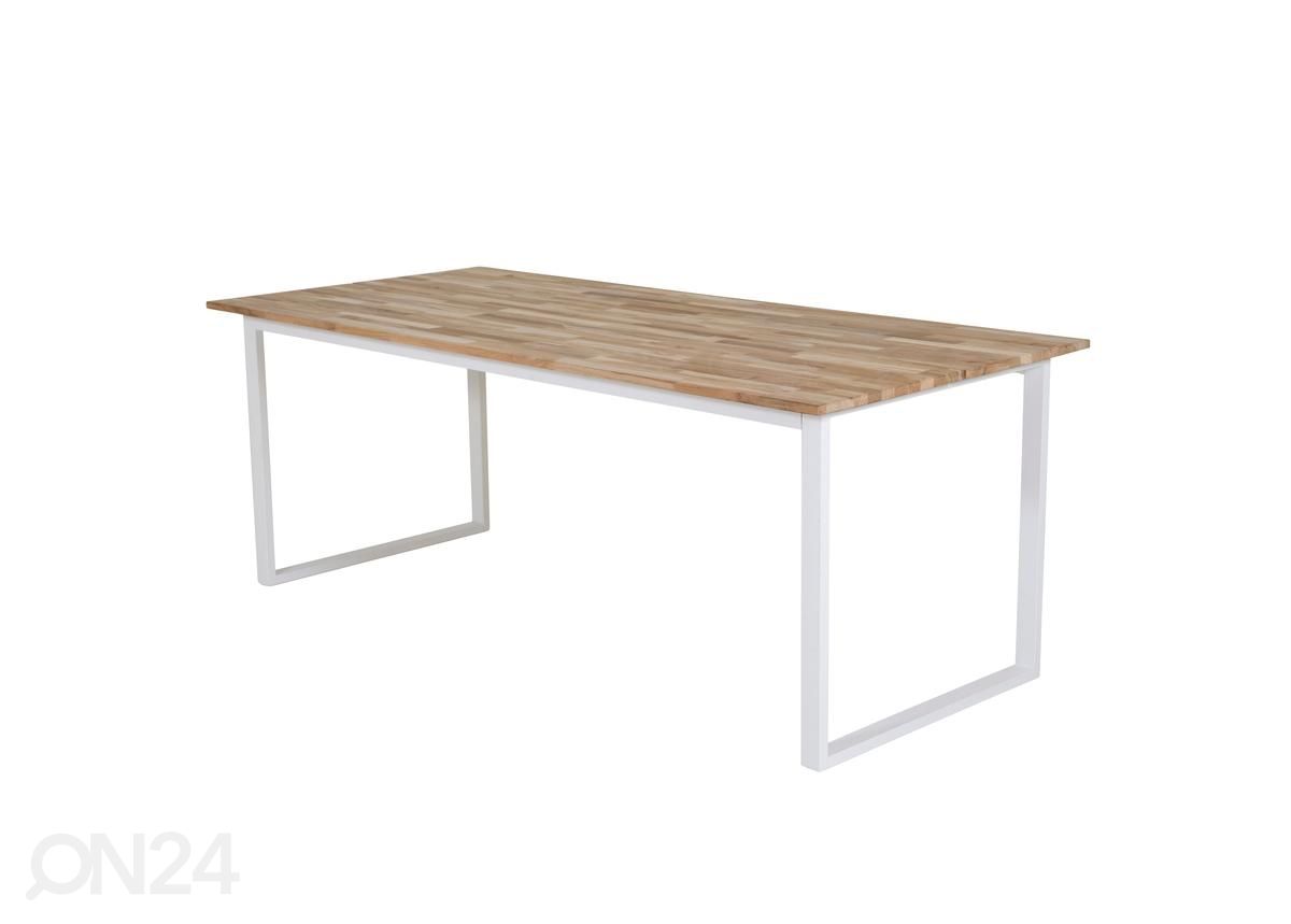 Söögilaud Cirebon 200x90 cm suurendatud