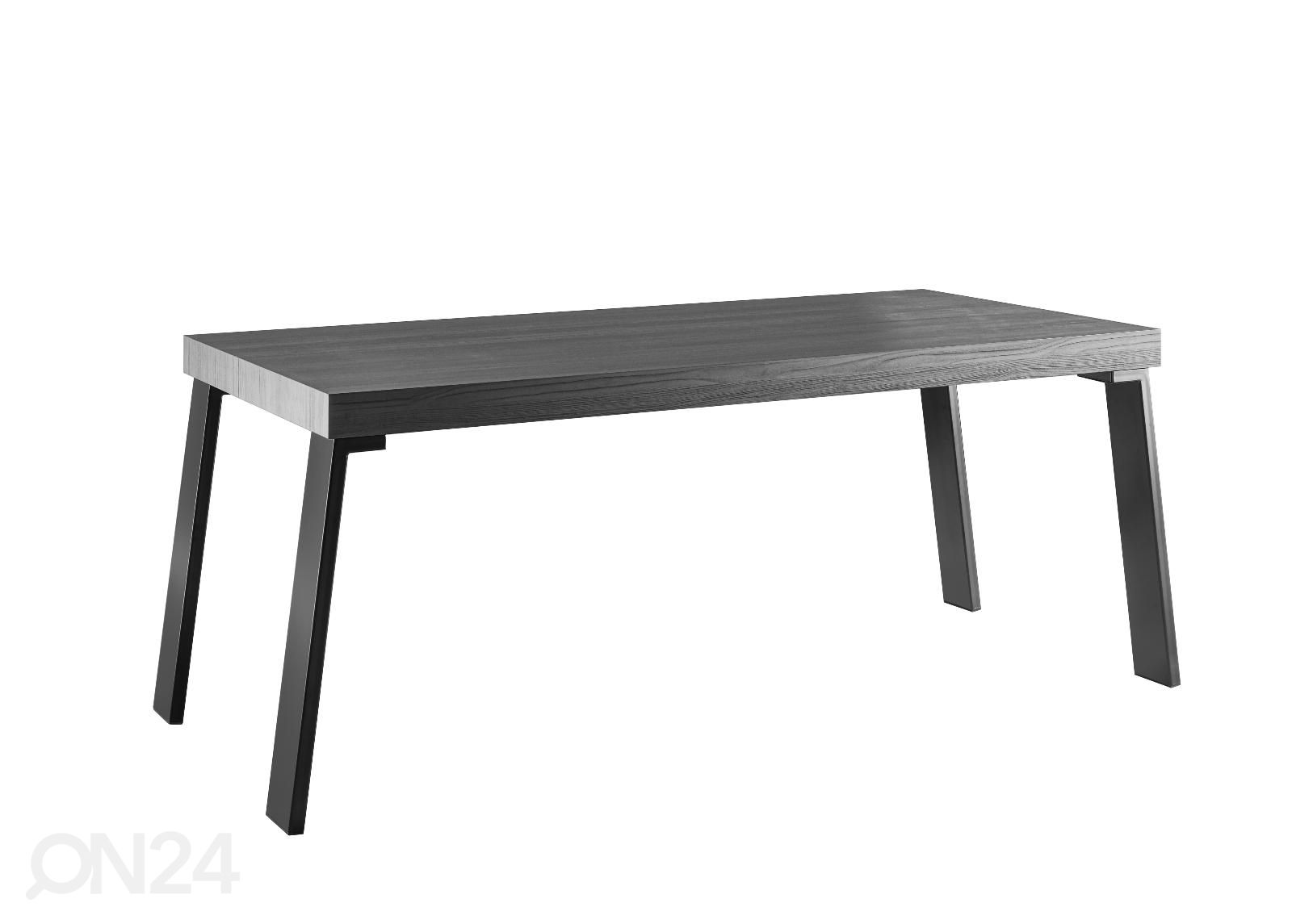 Söögilaud City 189x88 cm, must suurendatud