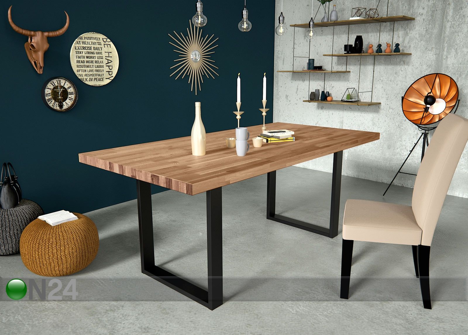 Söögilaud Concepto 180x90 cm suurendatud