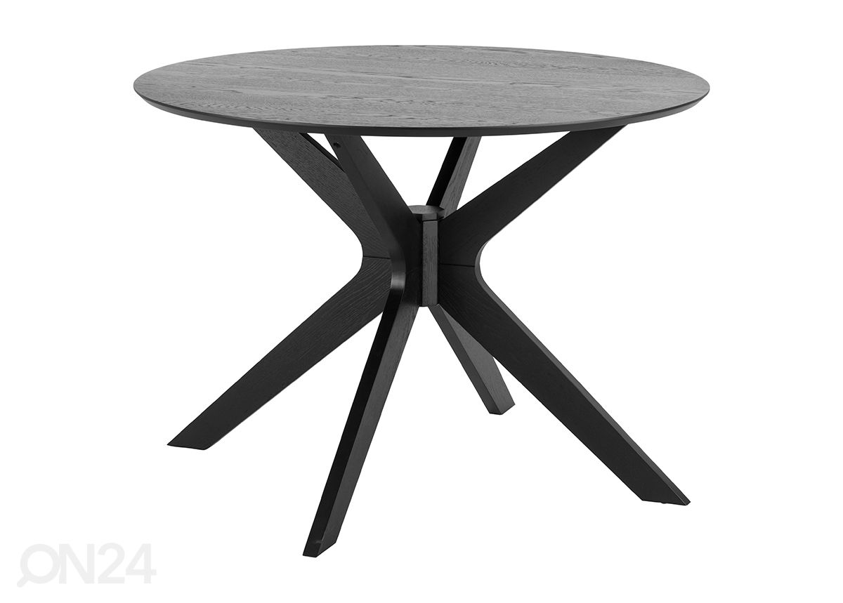 Söögilaud Fresno Ø 105 cm suurendatud