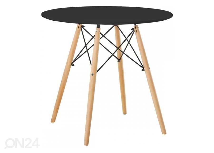 Söögilaud Mattias Ø 80 cm suurendatud