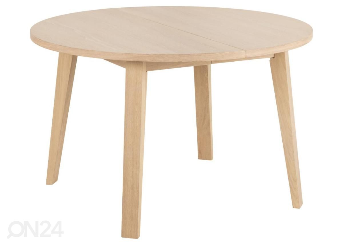 Söögilaud Neva Ø120 cm suurendatud