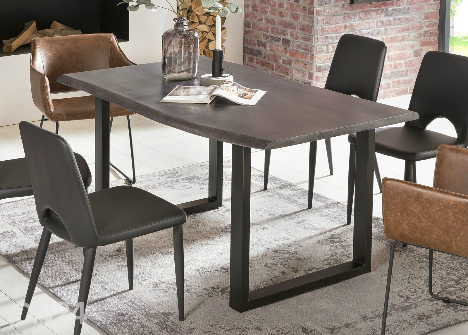 Söögilaud Tische 100x200 cm suurendatud