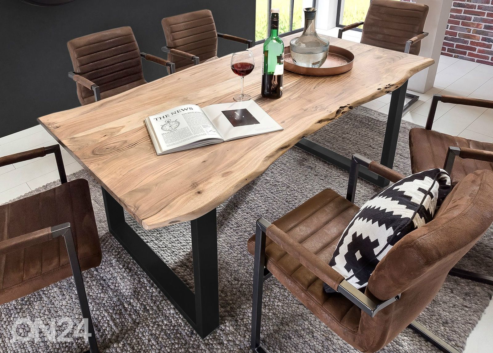 Söögilaud Tische 160x85 cm suurendatud