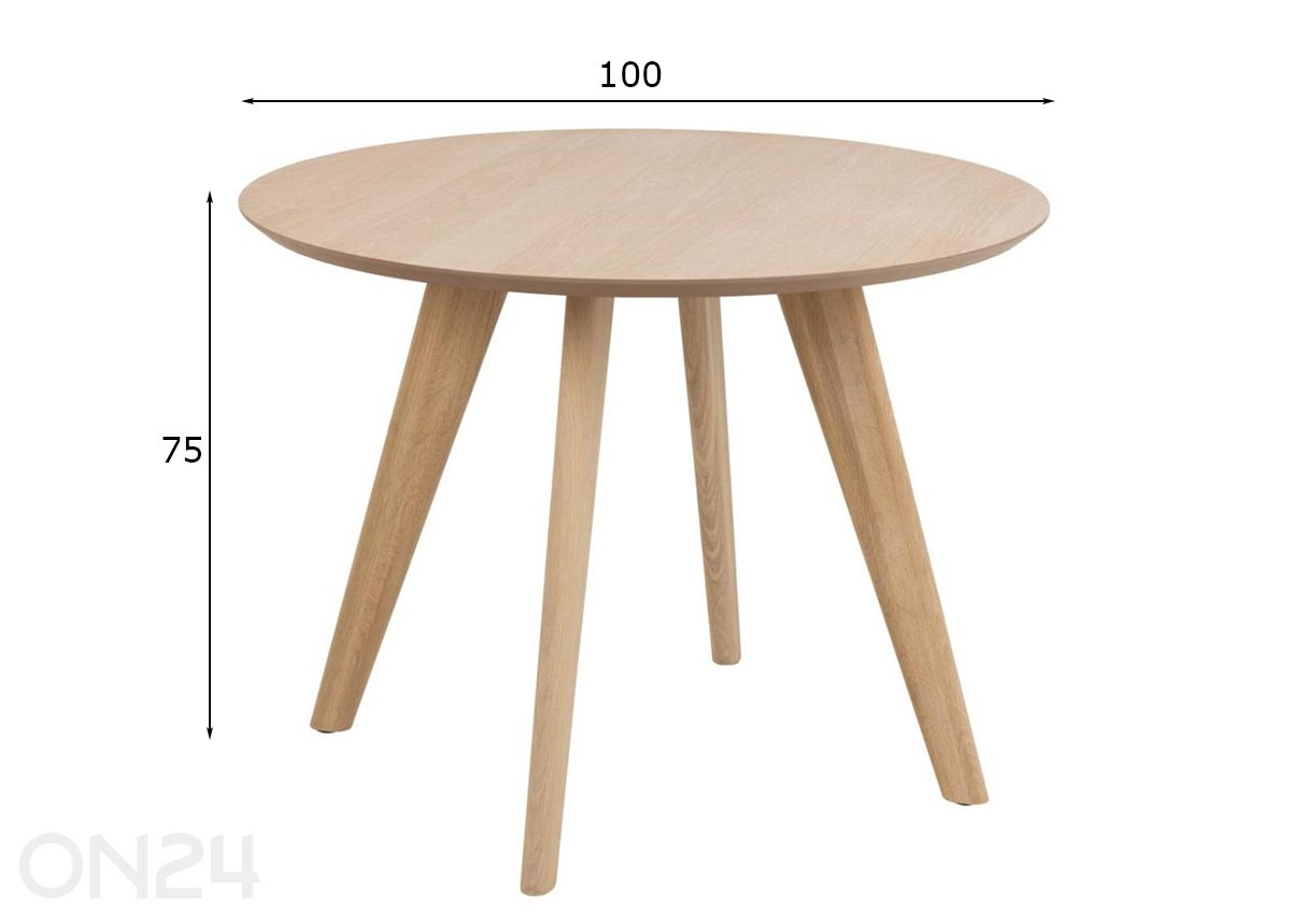 Söögilaud Townsville suurendatud mõõdud