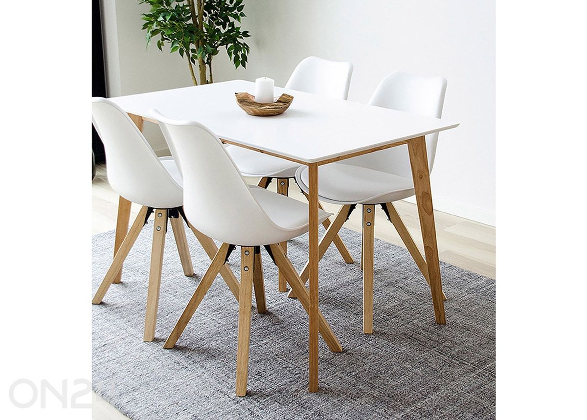 Söögilaud Vojens 120x70 cm suurendatud