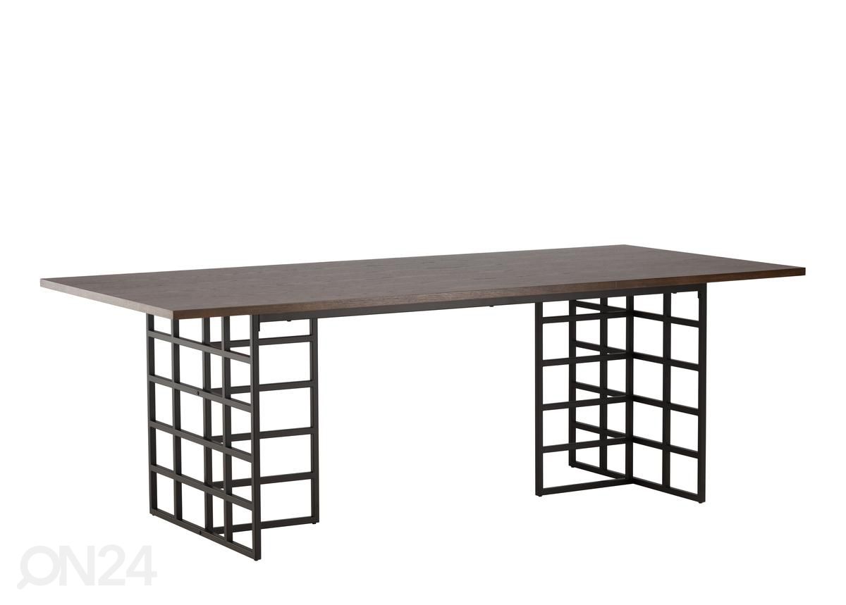 Söögilaud Ystad 220x100 cm suurendatud