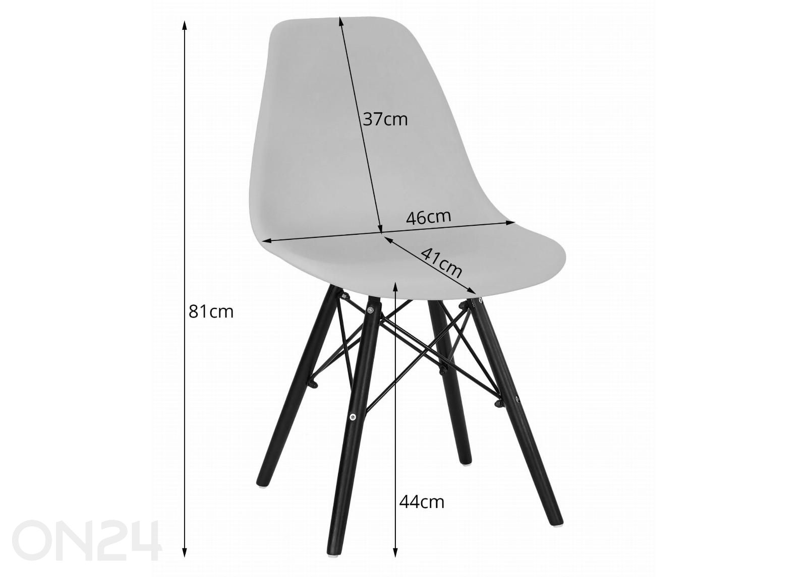 Söögitool Osaka suurendatud mõõdud