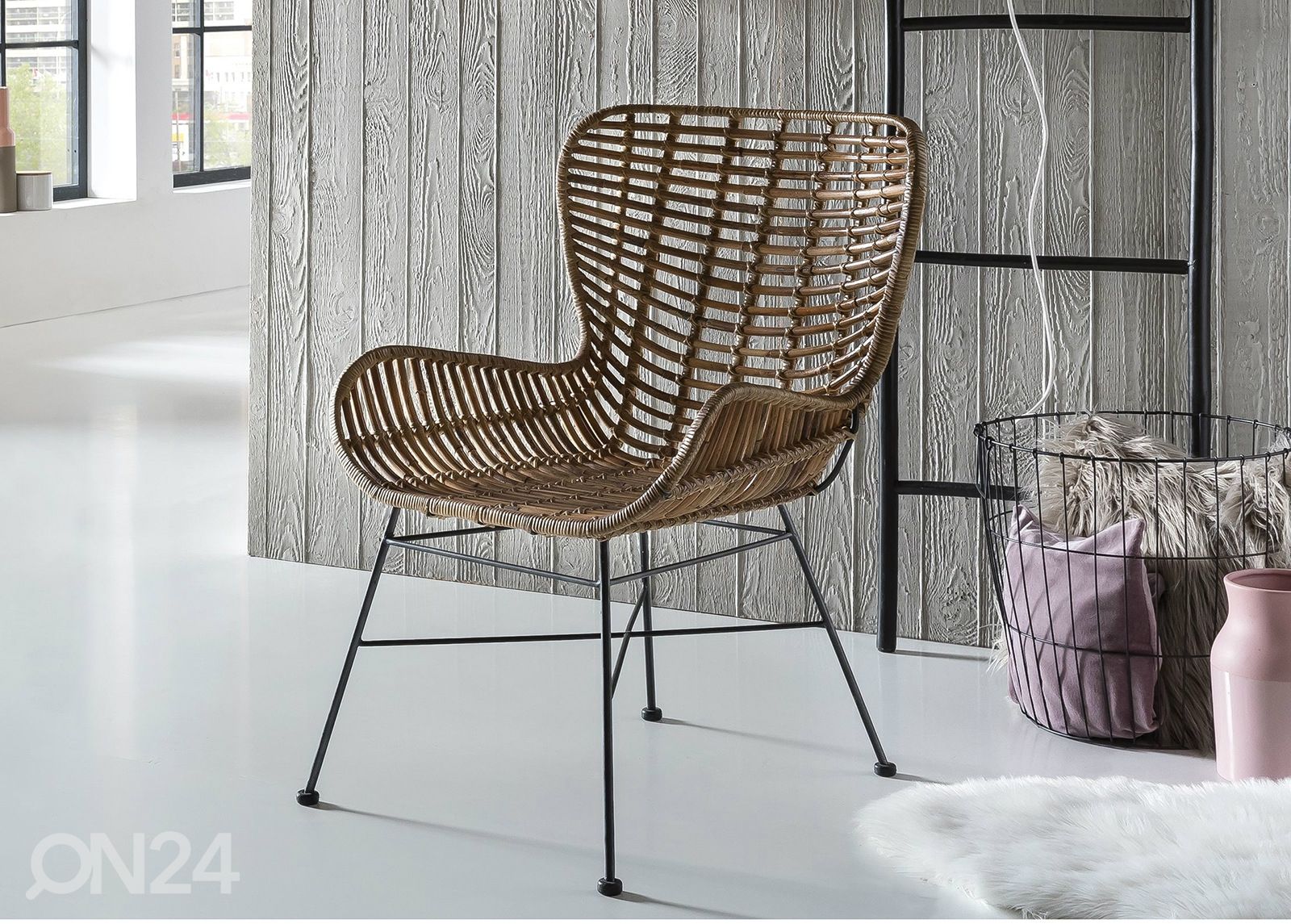 Söögitool Rattan suurendatud