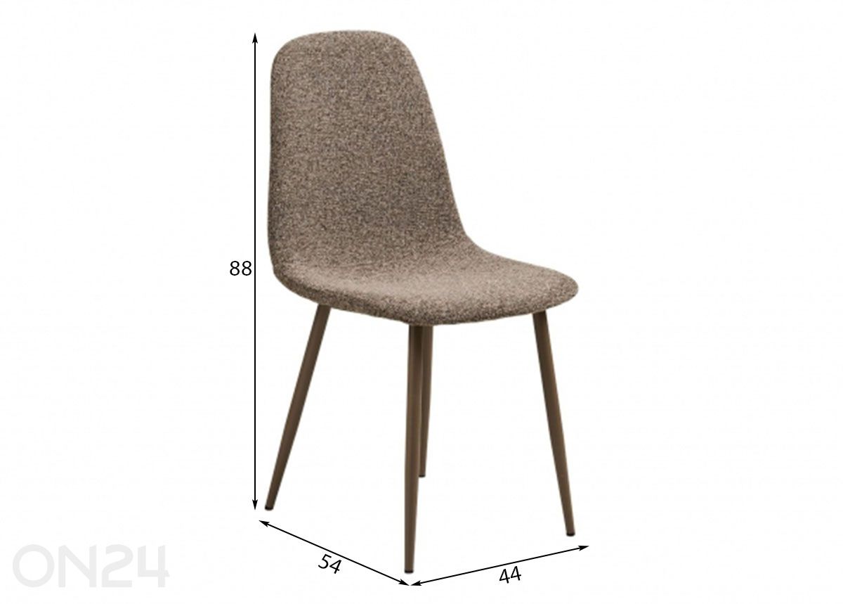 Söögitool Stockholm, 2 tk suurendatud mõõdud