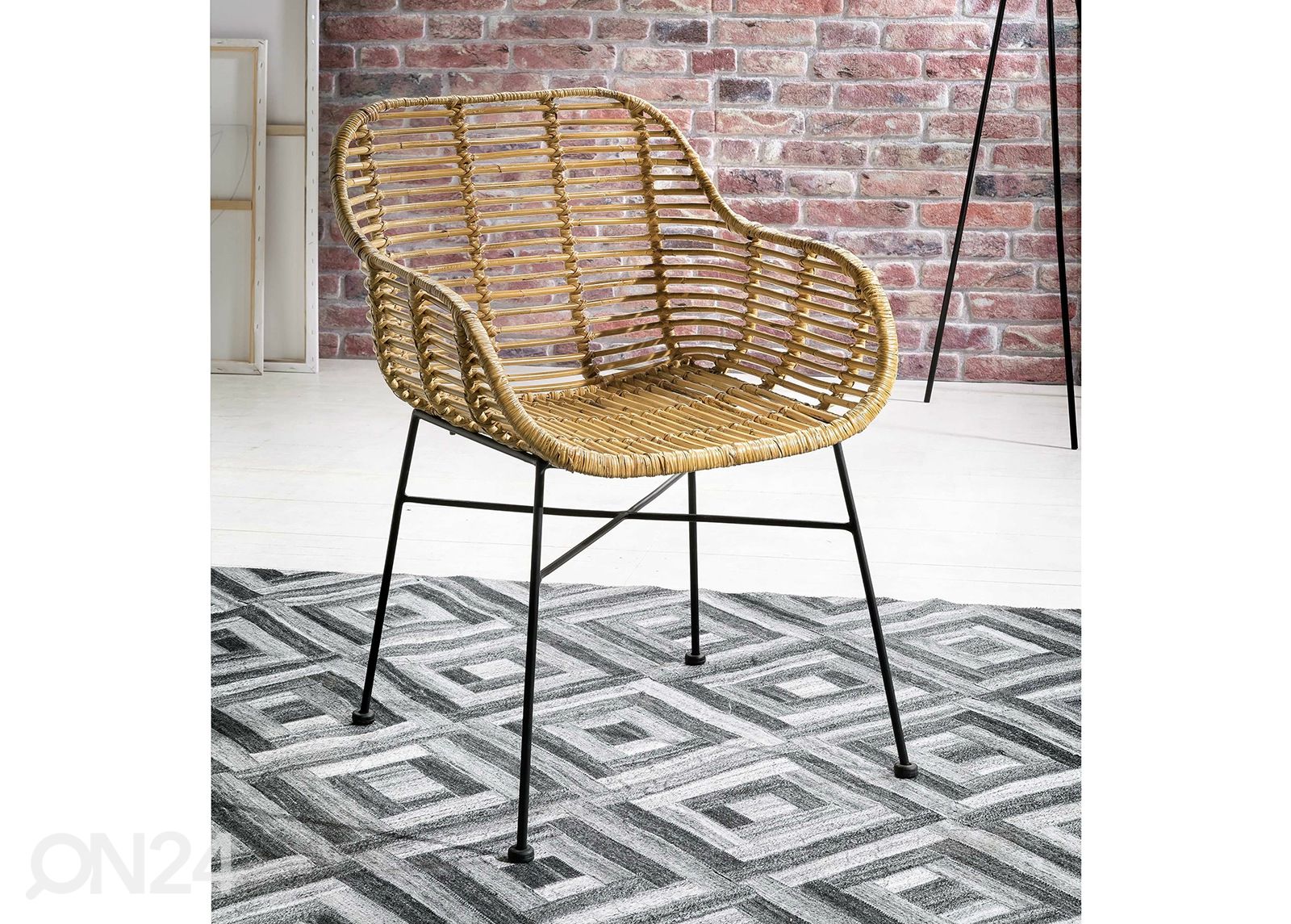 Söögitoolid Rattan, 2 tk suurendatud