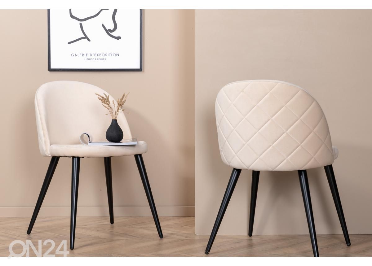 Söögitoolid Velvet, 2 tk suurendatud