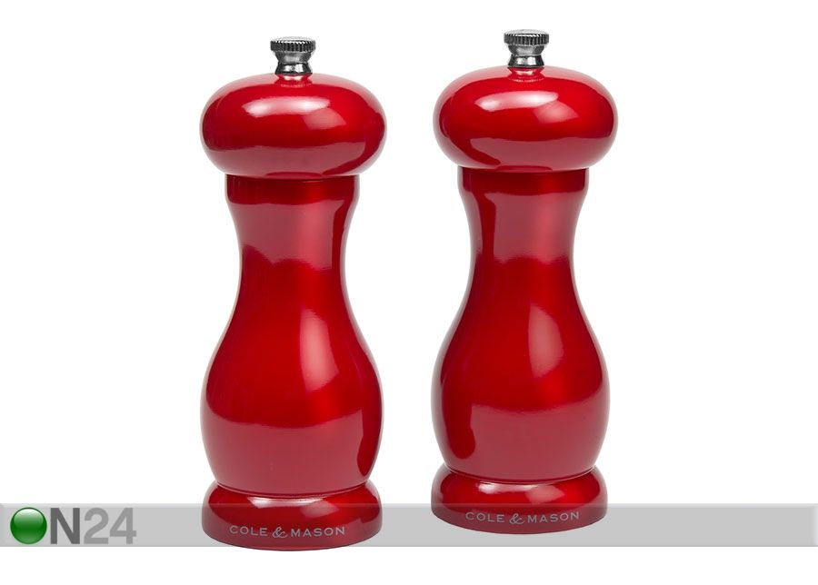 Soola- ja pipraveski komplekt Red Oxford suurendatud
