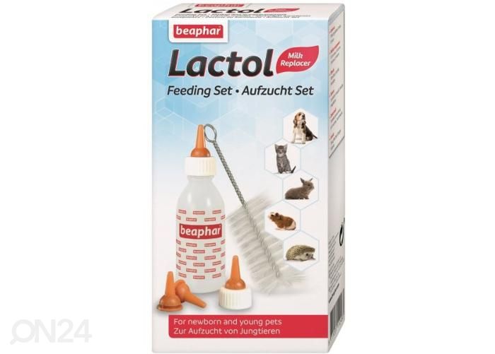 Söötmispudeli komplekt Beaphar Lactol Nursing Set suurendatud