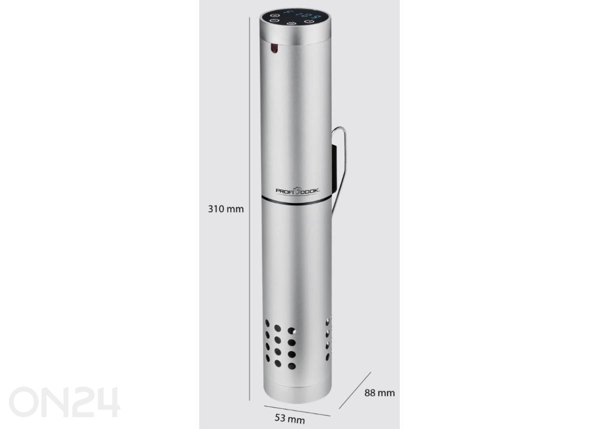 Sous-vide keetja ProfiCook PCSV1159 suurendatud mõõdud