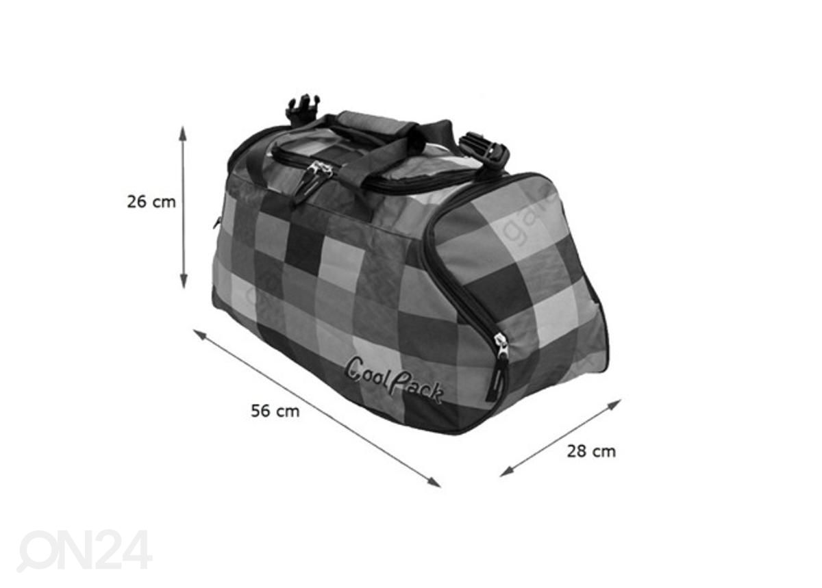 Spordikott CoolPack Runner 004 26x56x28 cm suurendatud mõõdud