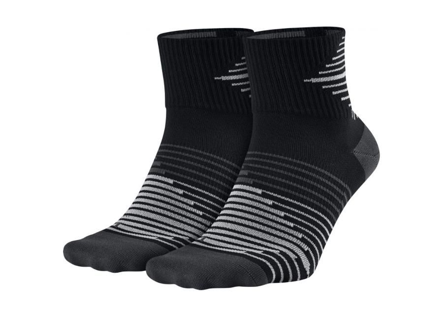 Spordisokid Nike Performance Lightweight Quarter Sock 2pak SX5198-010 suurendatud