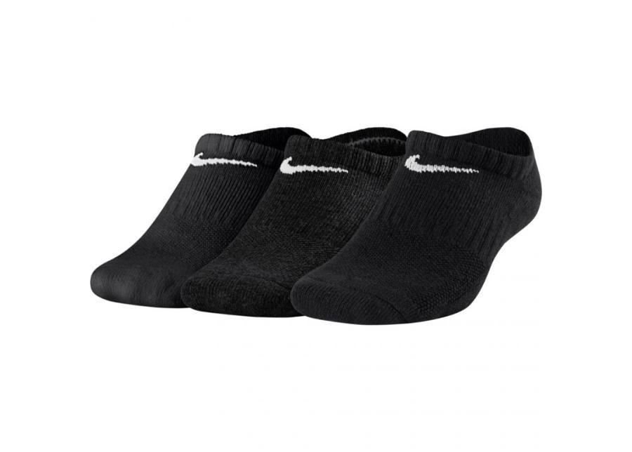 Spordisokkide komplekt lastele Nike Performance Cushioned NS 3-pakk Jr SX6843 010 suurendatud