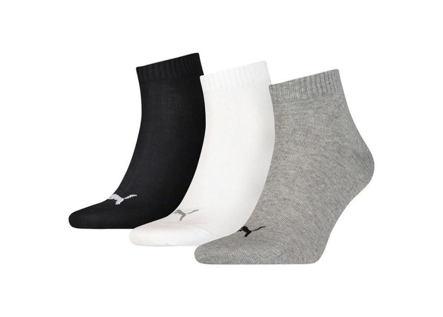Spordisokkide komplekt Puma Unisex Quarter Plain 3-Pakk 906978 21 suurendatud