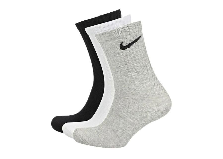 Spordisokkide komplekt täiskasvanutele Nike Everyday Lightweight Crew 3-pakk SX7676-901 suurendatud
