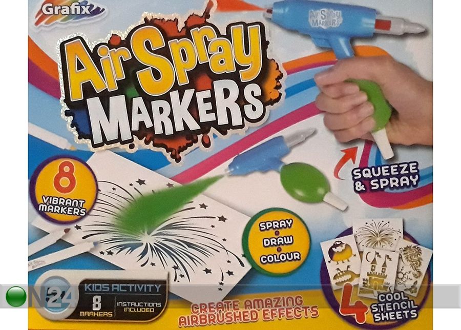 Spreimarkerite komplekt suurendatud
