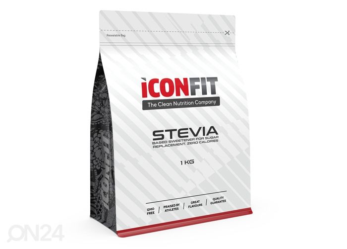 Steviaga suhkruasendaja 0 kalorit 1 kg Iconfit suurendatud