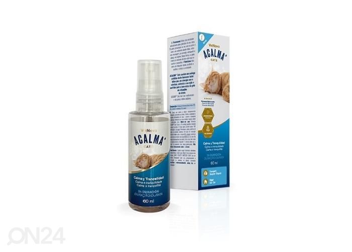 Stressi alandav sprei VetNova Acalma kassidele 60 ml suurendatud