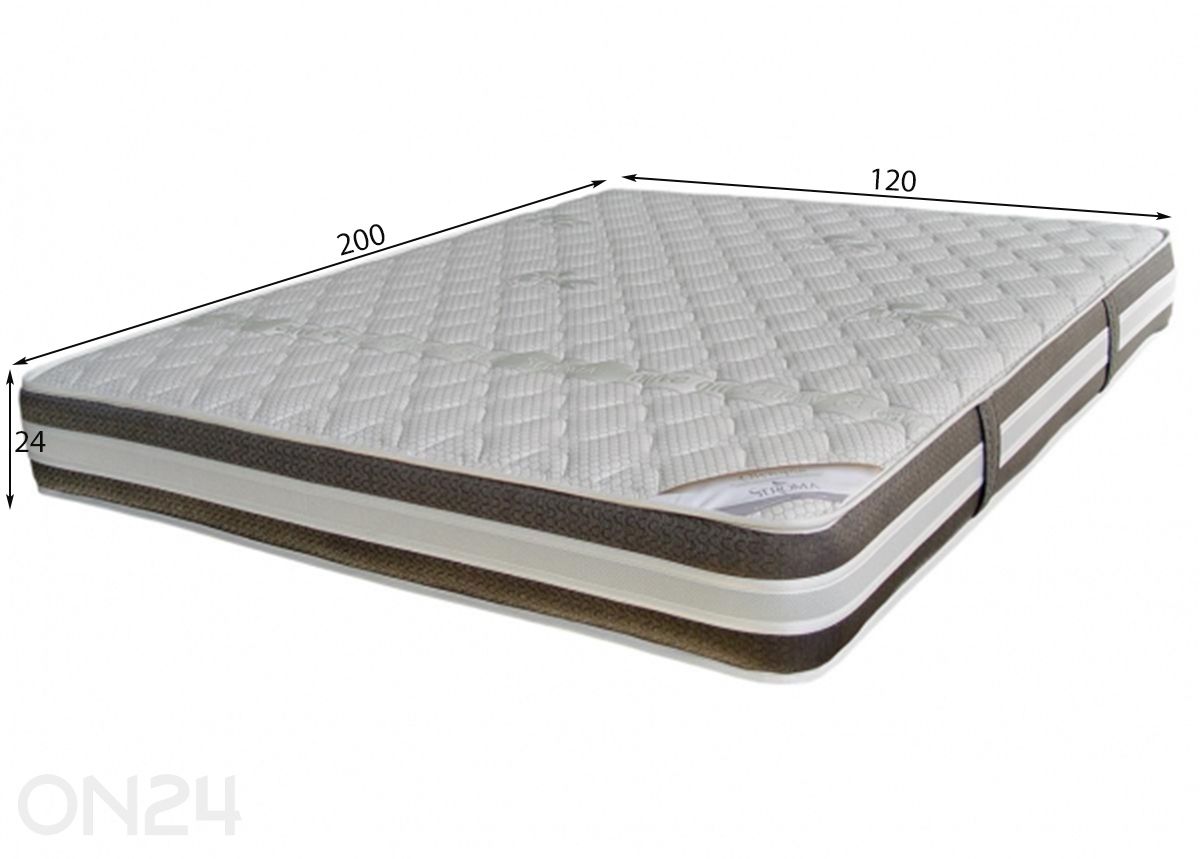Stroma madrats Olympia 120x200 cm suurendatud mõõdud