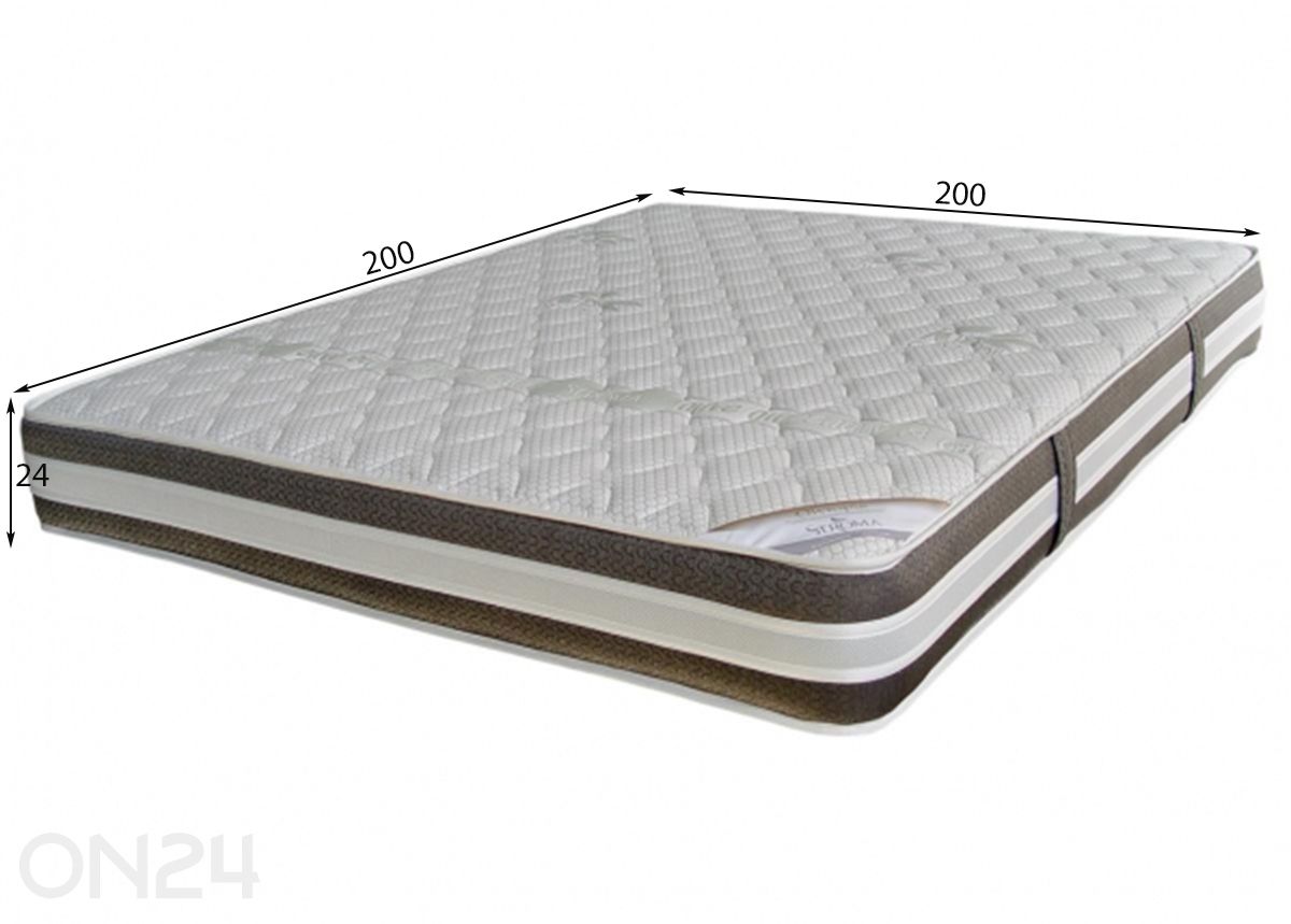 Stroma madrats Olympia 200x200 cm suurendatud mõõdud