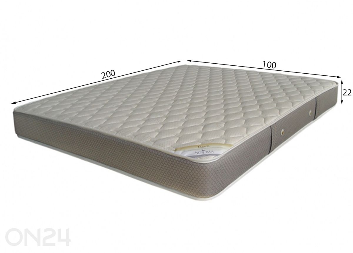 Stroma madrats Reva 100x200 cm suurendatud mõõdud