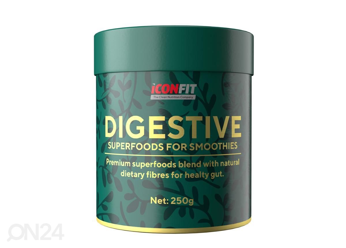 Supertoidusegu smuutidele Digestive Superfoods 250 g Iconfit suurendatud