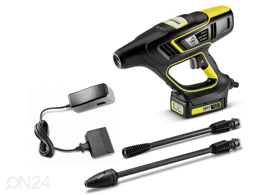 Survepesur KHB 5 aku komplektiga Battery Set, Kärcher suurendatud