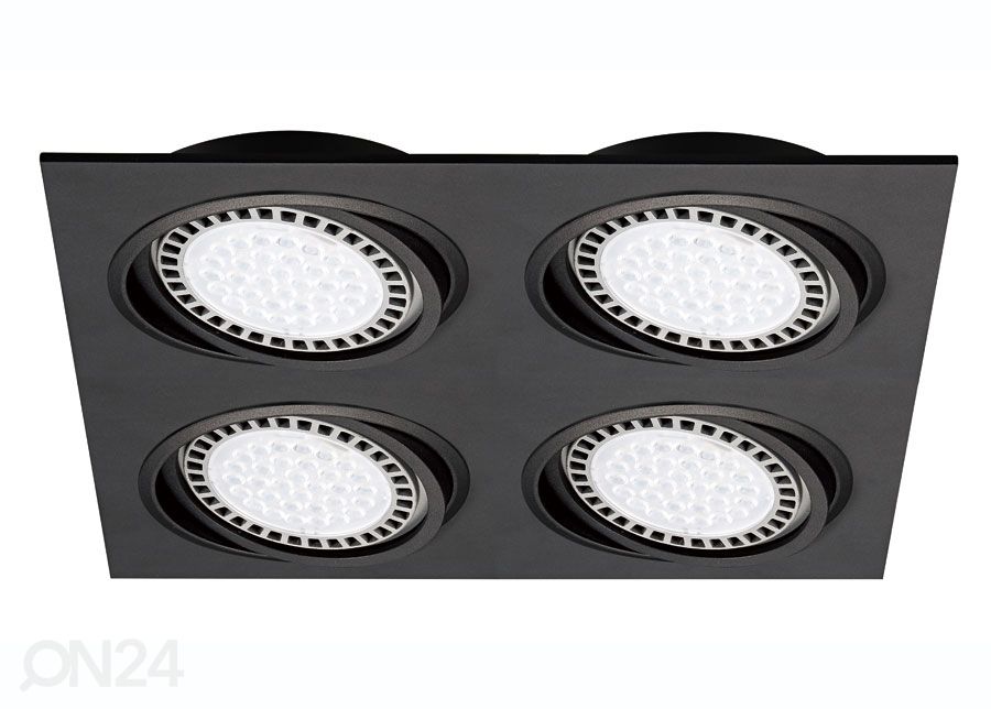 Süvistatav laevalgusti Boxy Black suurendatud