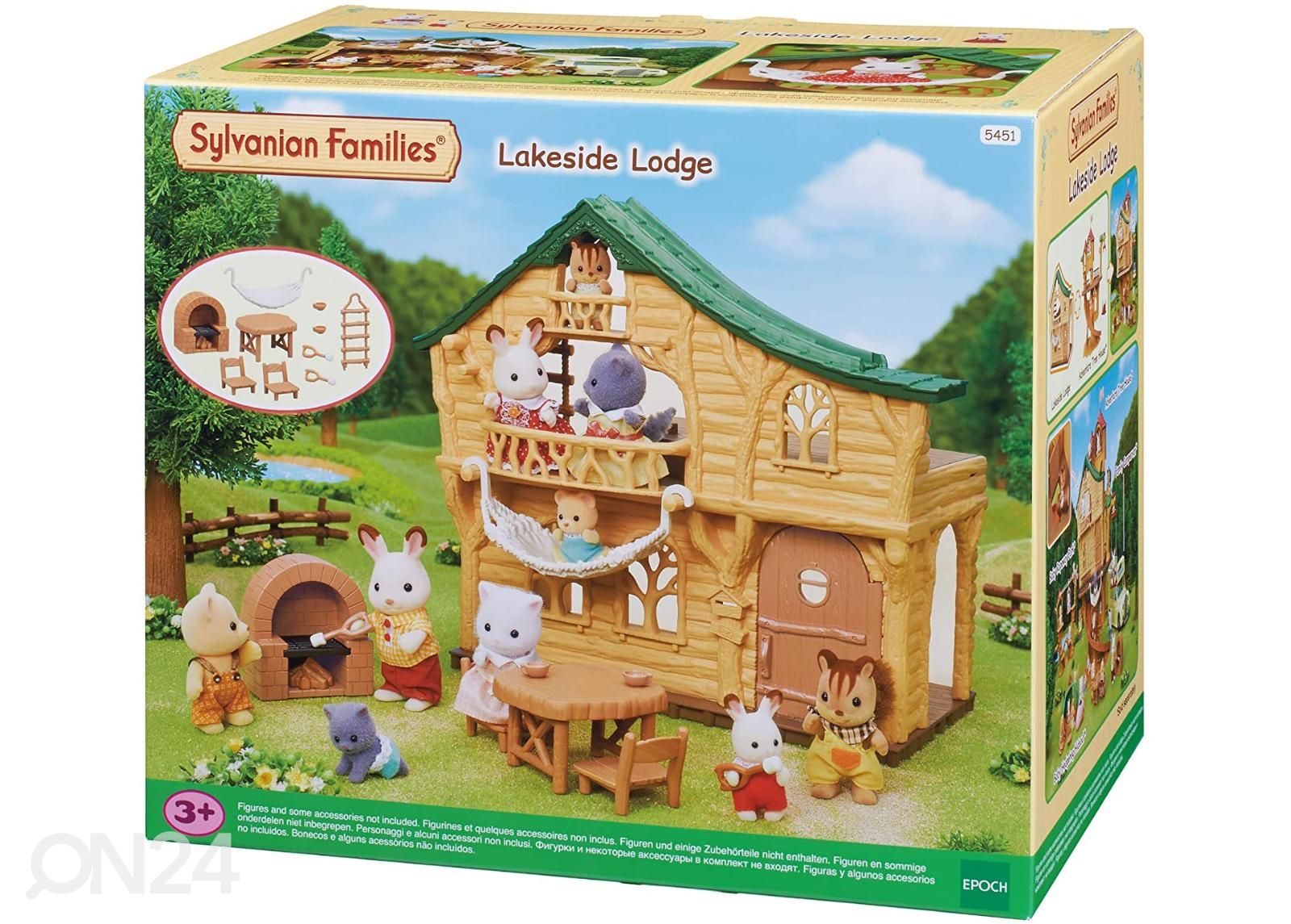 Sylvanian Families Palgist järvemaja suurendatud