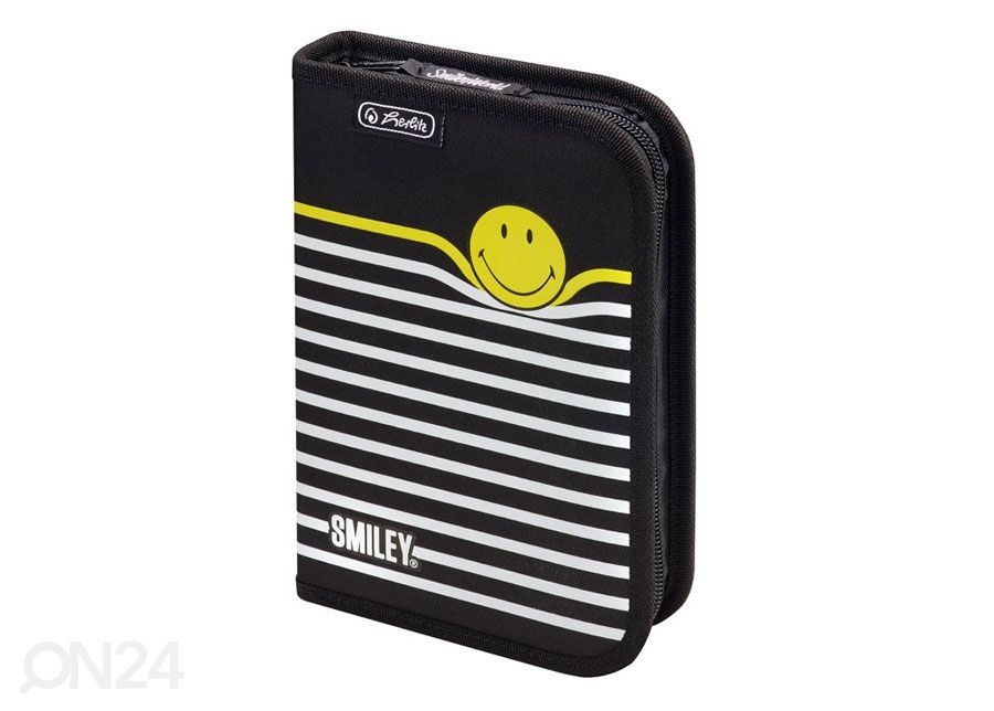 Täidetud pinal Herlitz Smileyworld Black Stripes suurendatud