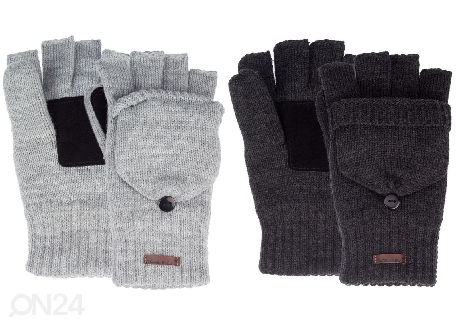 Täiskasvanute kindad Bumgloves Knitted Noël Starling suurendatud