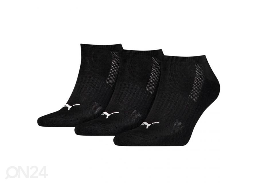 Täiskasvanute treeningsokid Puma Cushioned Sneaker 3-pakk suurendatud