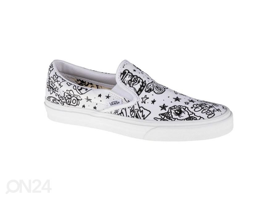 Täiskasvanute vabaajajalatsid Vans Classic Slip-On suurendatud