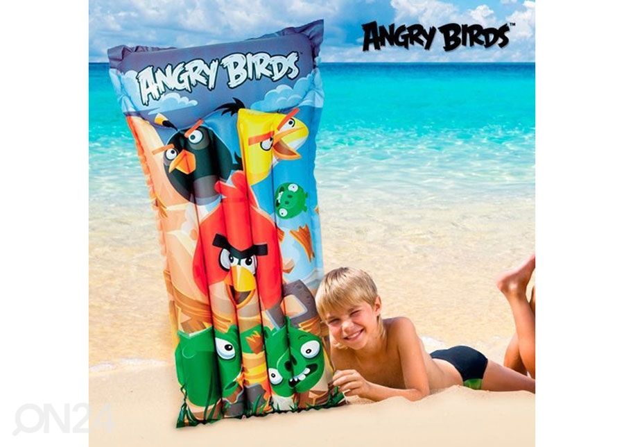 Täispuhutav madrats Angry Birds 61x119 cm suurendatud