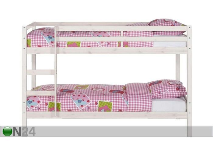 Täispuidust narivoodi 90x200 cm suurendatud