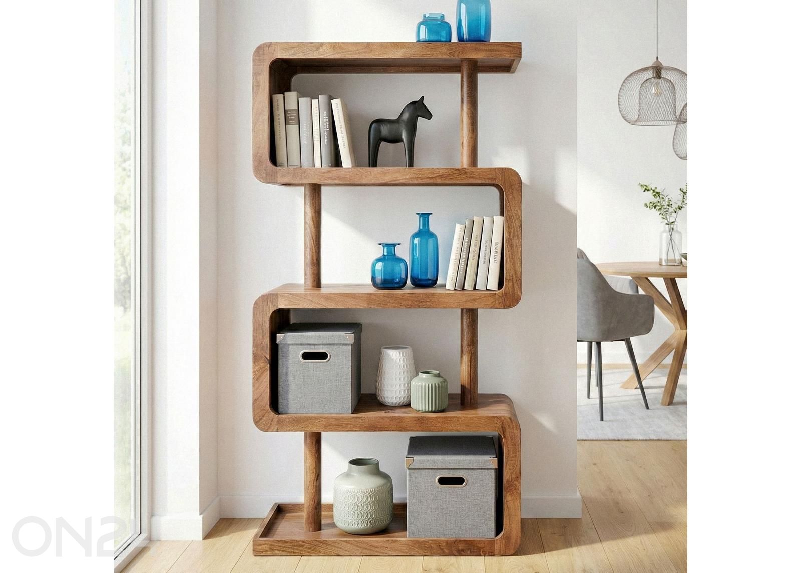 Täispuidust riiul 160 cm suurendatud