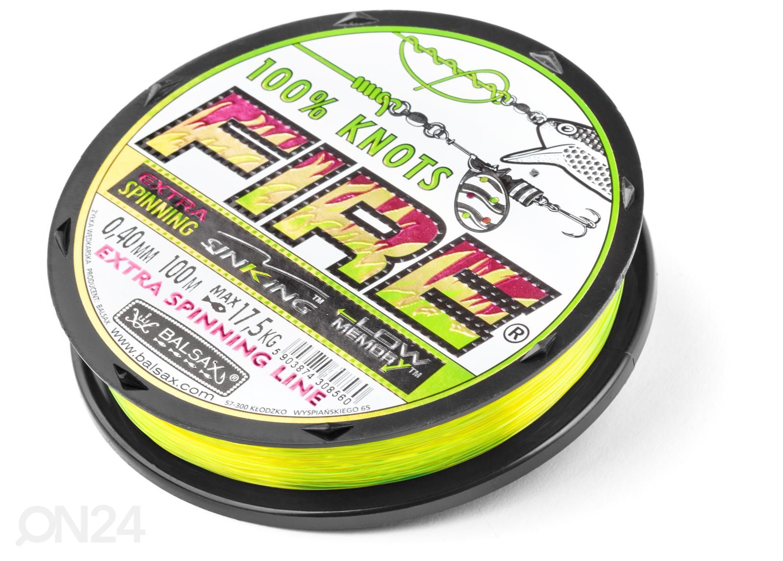 Tamiil Balsax Fire Fox 100 m x 0,35 mm suurendatud