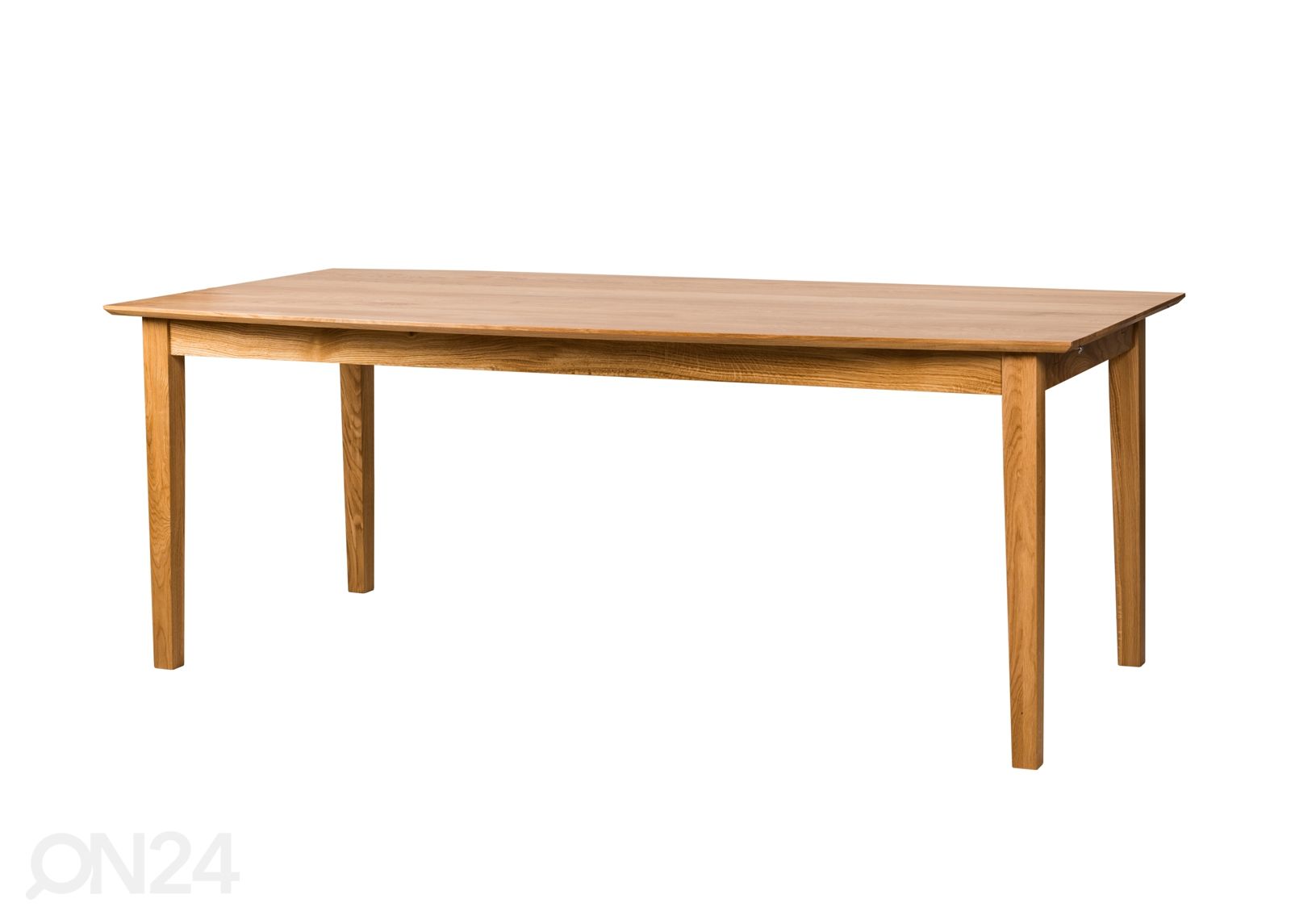 Tammepuidust pikendatav söögilaud Gert 140-220x90 cm suurendatud