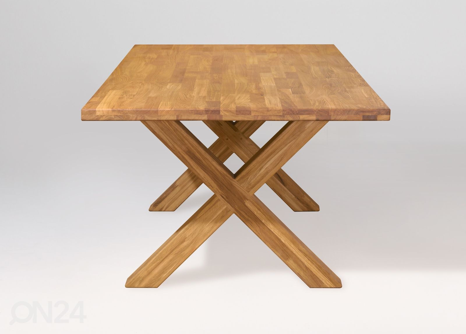 Tammepuidust söögilaud Dexter 2 200x100 cm suurendatud