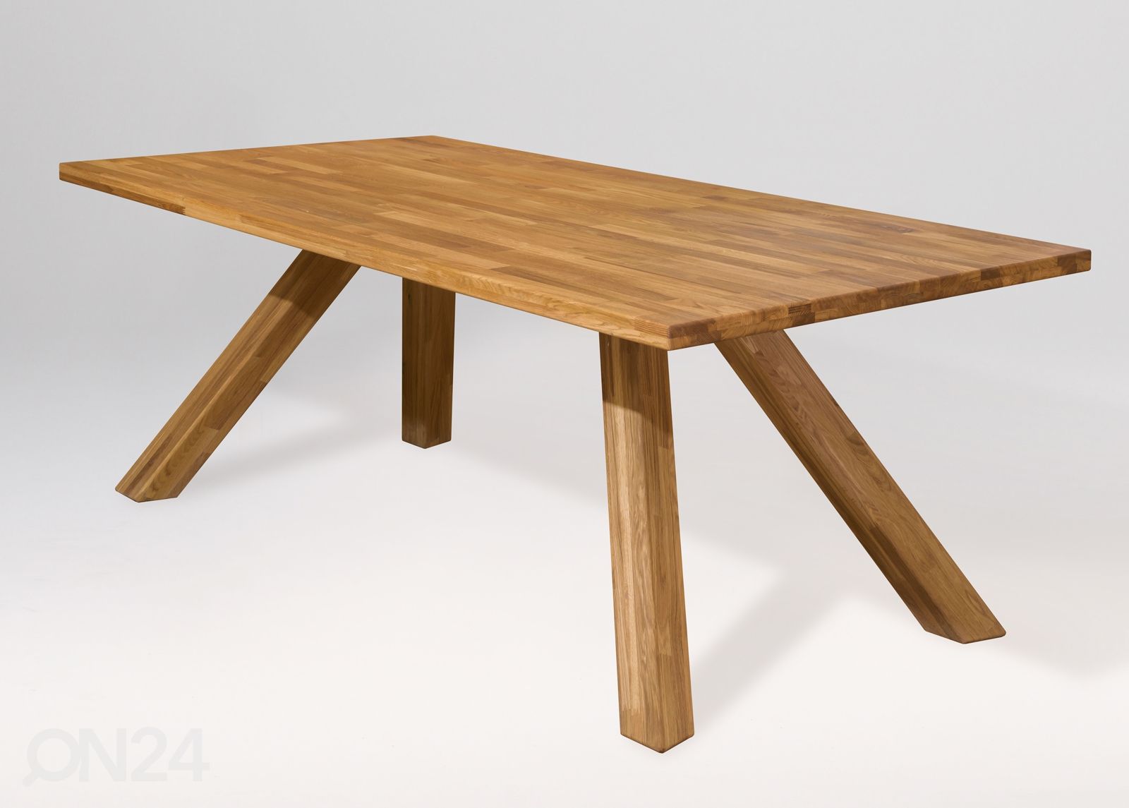 Tammepuidust söögilaud Dexter 3 200x100 cm suurendatud