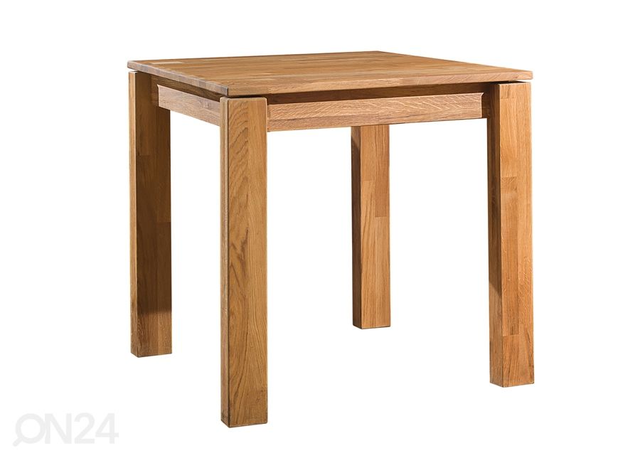 Tammepuidust söögilaud Provence 4 80x80 cm suurendatud